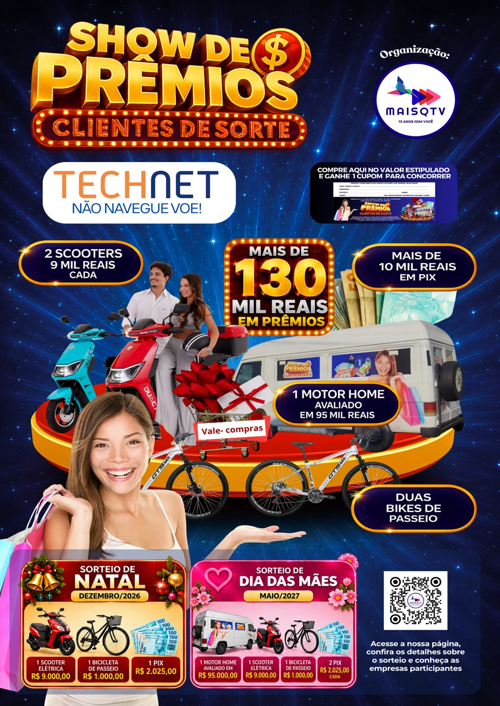 Material visual do Show de Prêmios utilizado como referência para banners