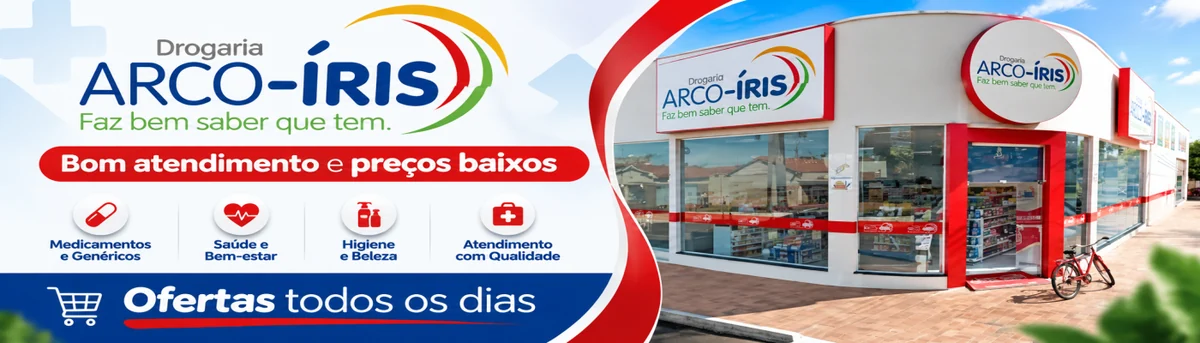 Banner de Drogaria Arco Íris