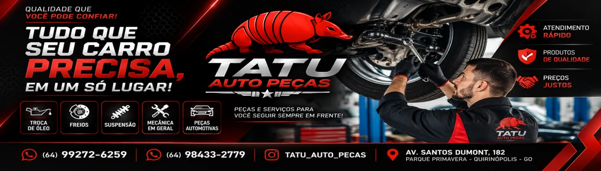 Banner de Tatu Auto Peças