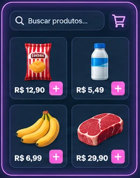 Exemplo de loja online com produtos e carrinho