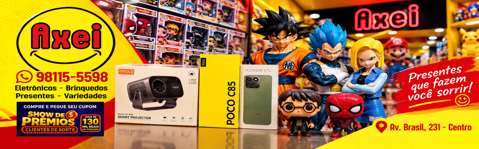 Banner de Axei Presentes