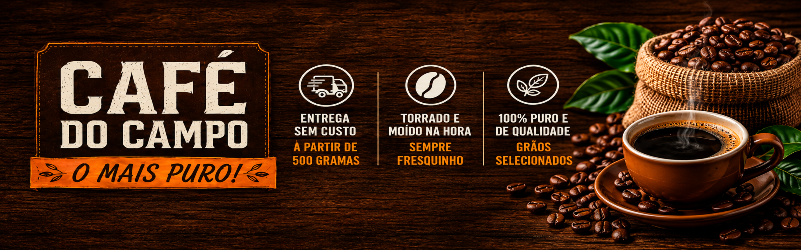 Banner de Café do Campo
