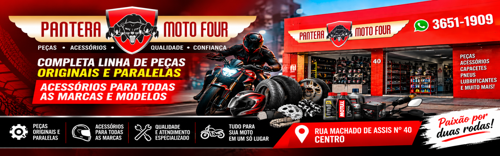 Banner de Pantera Motos